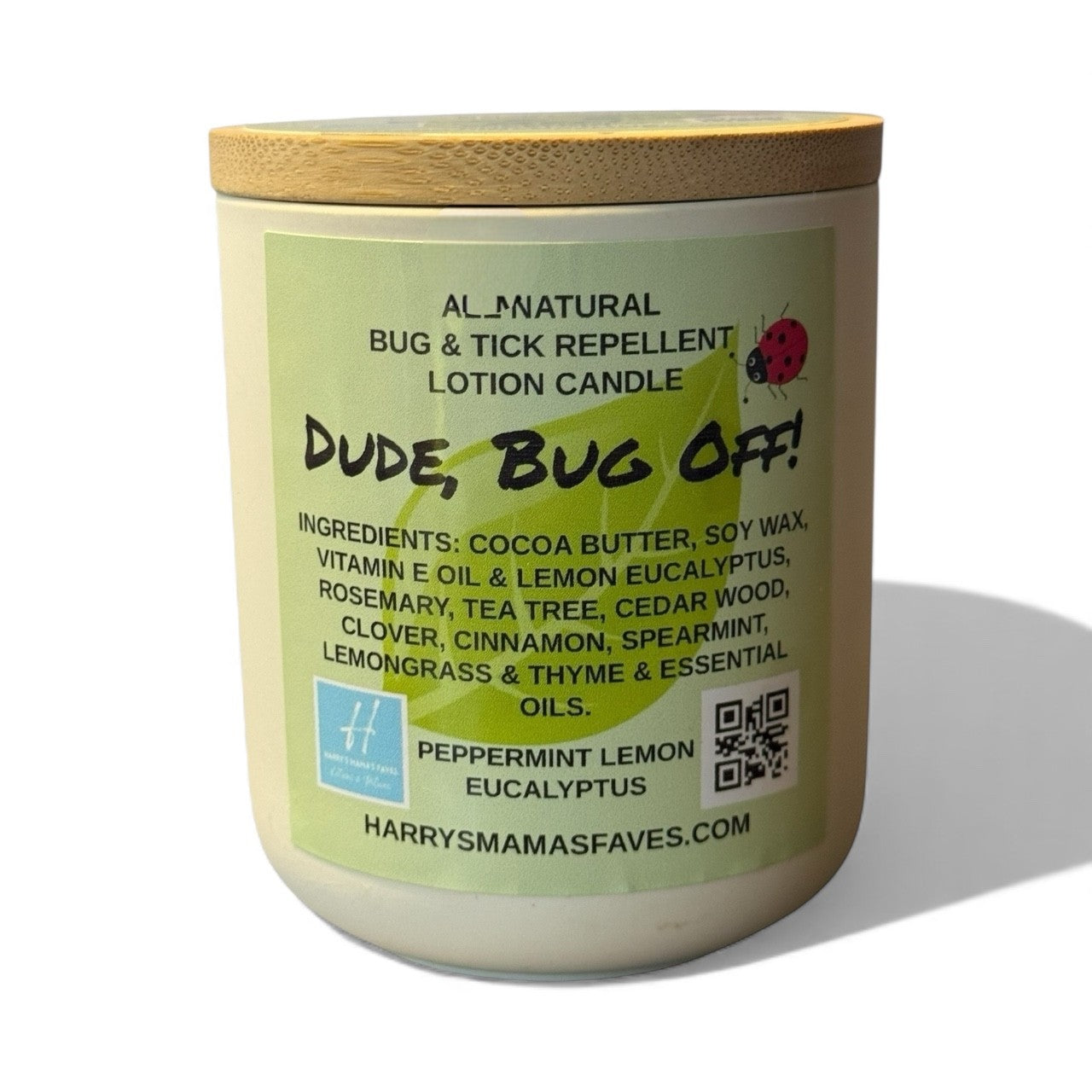 BUG & TICK REPELLANT REFILLABLE LOTION CANDLE