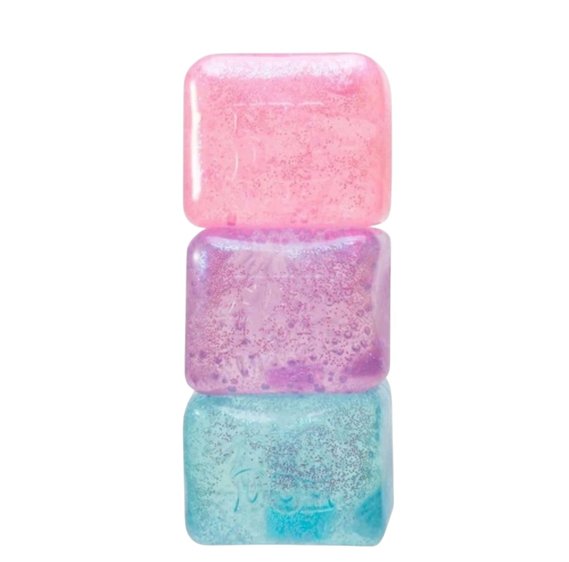 SPARKLE GLOW-IN-THE-DARK Generic Cube Stress Squishy