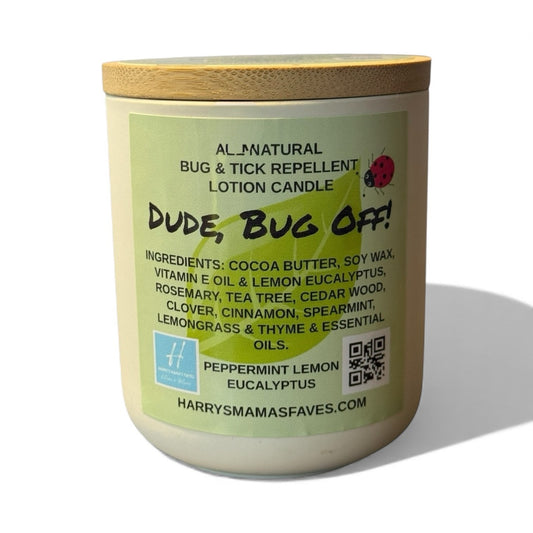 BUG & TICK REPELLANT REFILLABLE LOTION CANDLE
