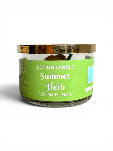 LOTION CANDLE Summer Herb Rosemary Lemon