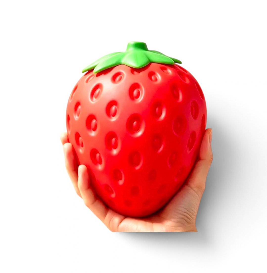 GIANT STRAWBERRY  Generic Cube Stress Squishy