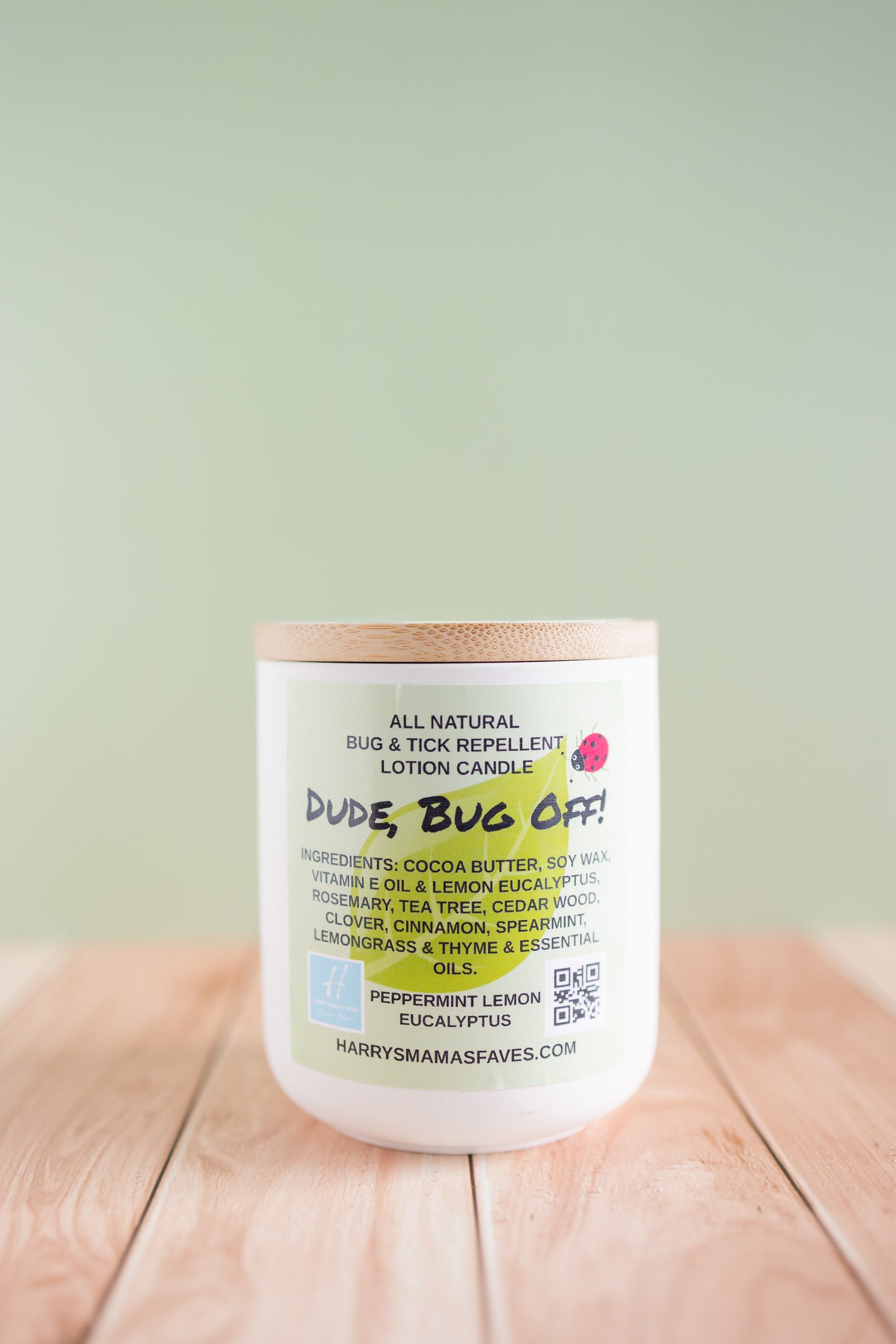BUG & TICK REPELLANT REFILLABLE LOTION CANDLE