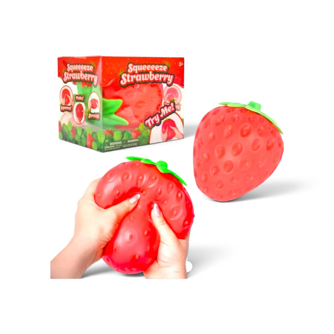 GIANT STRAWBERRY  Generic Cube Stress Squishy