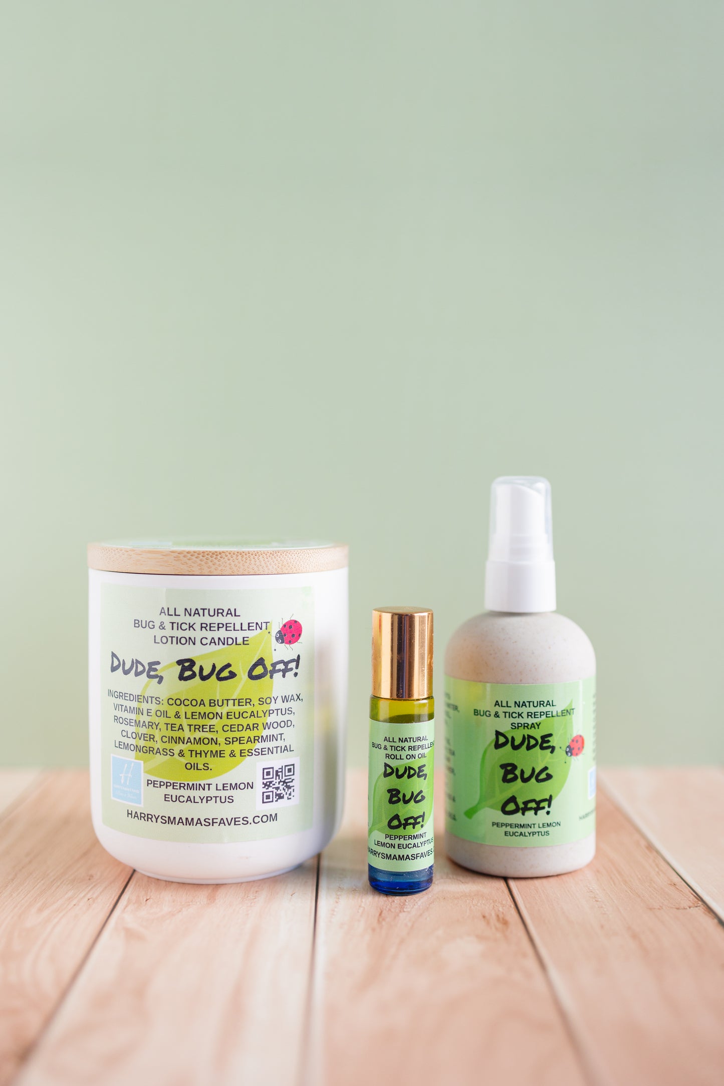 Bug & Tick Repellent Spray--DUDE, BUG OFF!