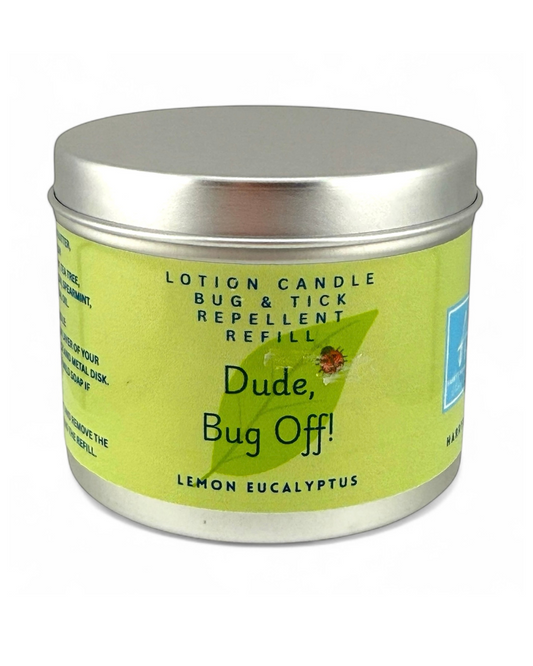 BUG & TICK REPELLANT REFILLABLE LOTION CANDLE