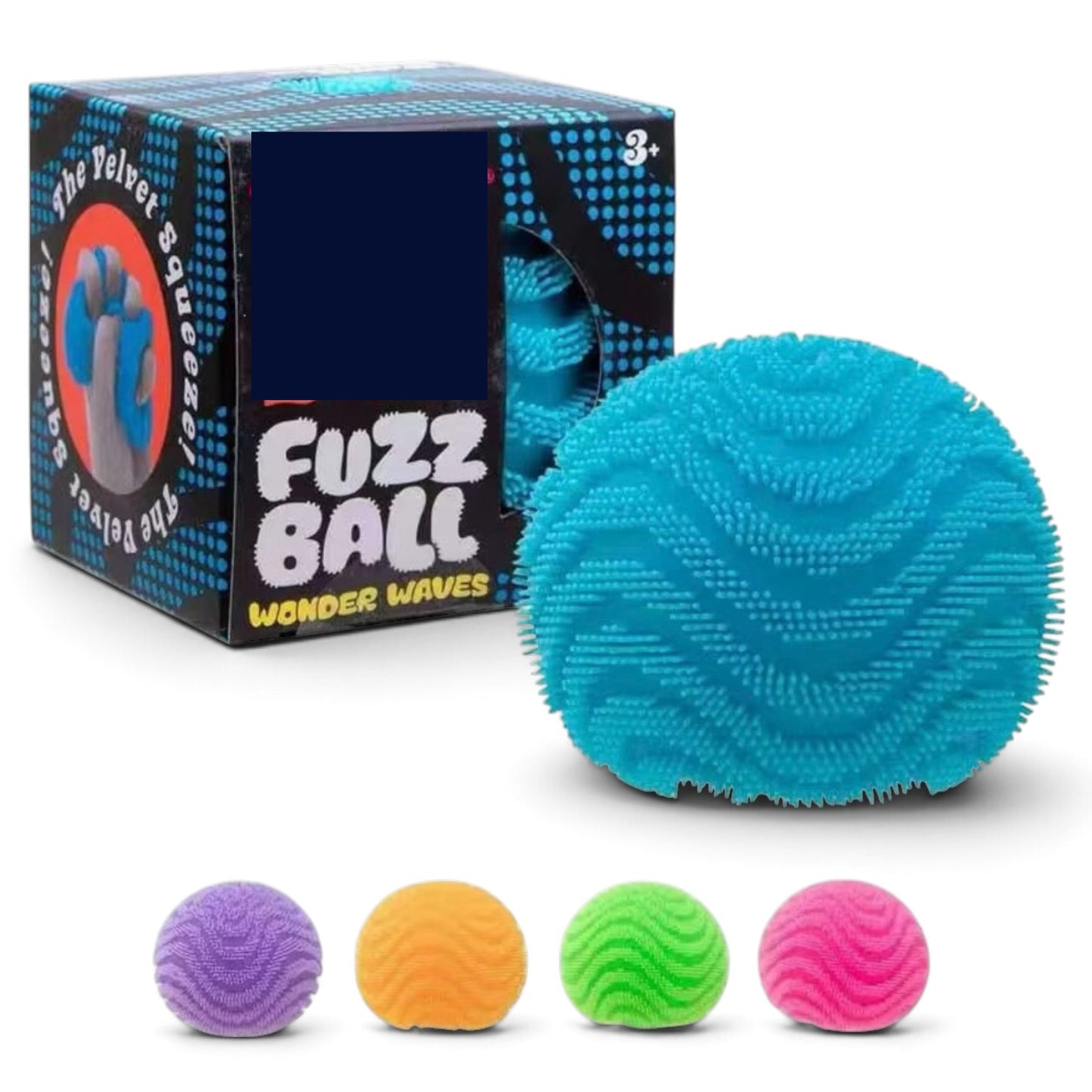 FUZZ BALL Generic Cube Stress Squishy – Sensory Fidget Toy