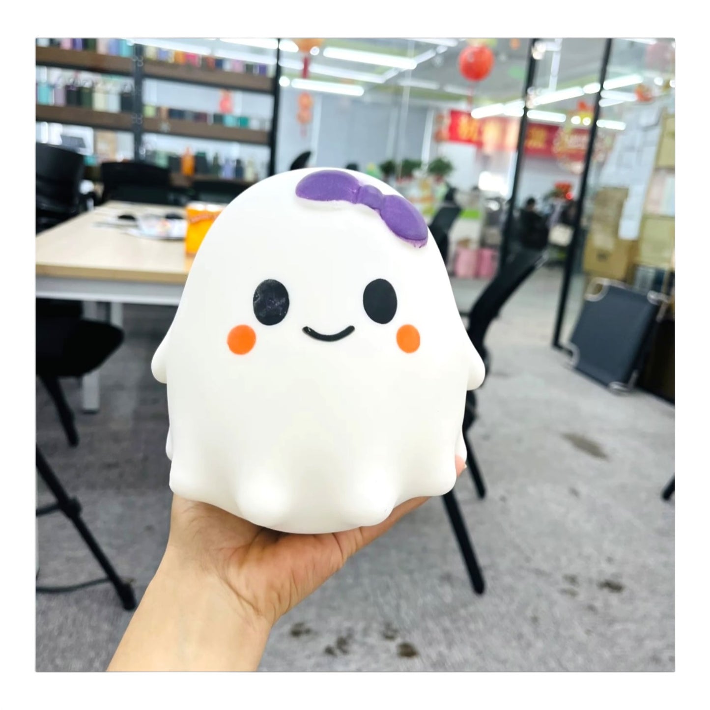 GHOST Generic Cube Stress Squishy – Sensory Fidget Toy