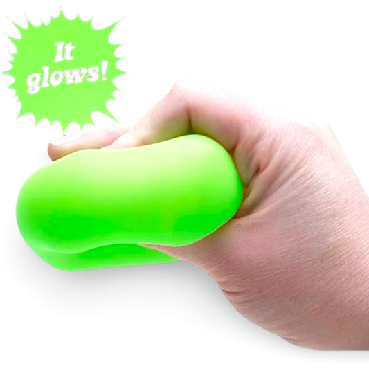 GLOW-IN-THE-DARK Generic Cube Stress Squishy – Sensory Fidget Toy
