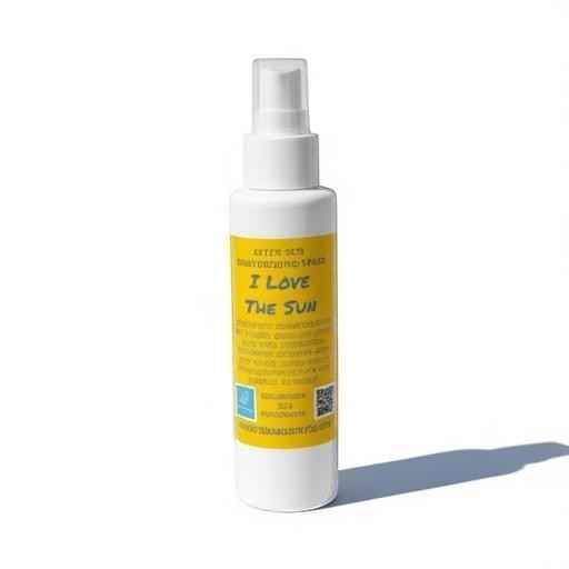 Harry’s Mama’s Faves: Lotions & Potions 4 oz after sun moisturizer spray bottle with a yellow label