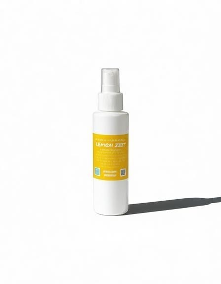 Harry’s Mama’s Faves: Lotions & Potions Lemon Zest room and linen spray in a white bottle with a bright yellow label.