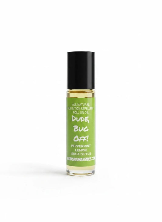 Harry’s Mama’s Faves: Lotions & Potions Dude, Bug Off! natural roll-on insect repellent with essential oils